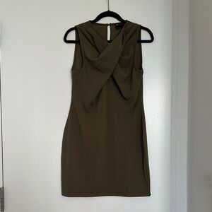 ASOS Olive Green Sleeveless Mini Dress
